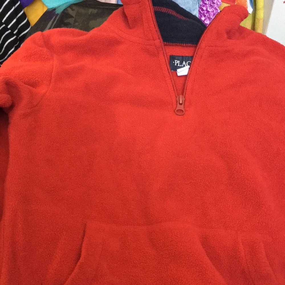 FINAL MARKET Boys place fleece 1/4 zip top small